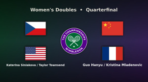 Katerina Siniakova / Taylor Townsend vs. Guo Hanyu / Kristina Mladenovic